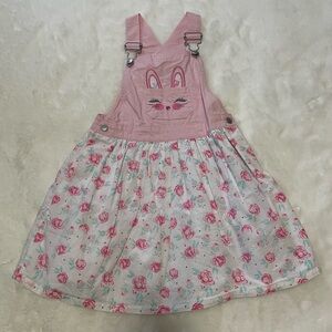 Cynthia Rowley Pink Overall Bunny Dress